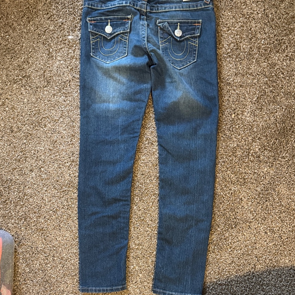 True Religion Blue Denim Jeans - Picture 4 of 6